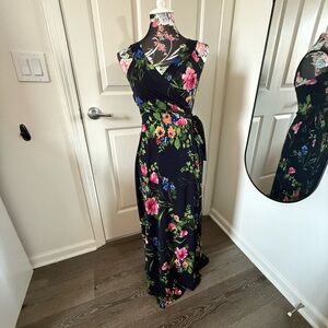 Le Lis Floral Wrap Dress